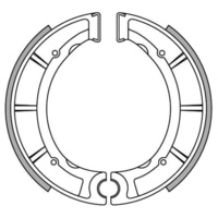 Newfren Rear Brake Shoes for Yamaha YZ250 1978-1979