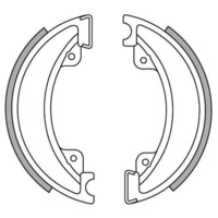 Newfren Front Brake Shoes for Honda CR480R 1983