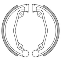 Newfren Front Brake Shoes for Honda XL500S 1979-1980