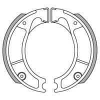 Newfren Rear Brake Shoes for Honda XL250S 1978-1981