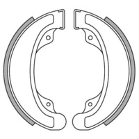 Newfren Rear Brake Shoes for Honda CB250T 1978-1981