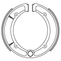 Newfren Rear Brake Shoes for Yamaha XS400 1978-1979