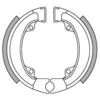 Newfren Rear Brake Shoes for Honda NB50 1983-1987