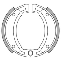 Newfren Rear Brake Shoes for Yamaha RT100 1993-2001