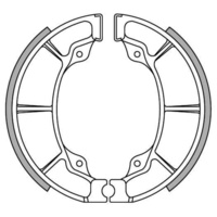 Newfren Rear Brake Shoes for Honda ATC125 1984-1985