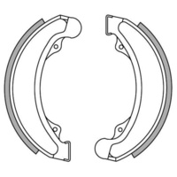 Newfren Front Brake Shoes for Honda CB125 1977-1979