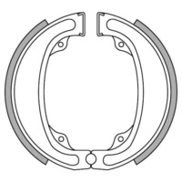 Newfren Front Brake Shoes for Honda CR250R 1978-1979