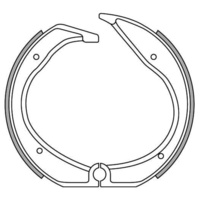 Newfren Rear Brake Shoes for BMW R100 GS 1987-1997