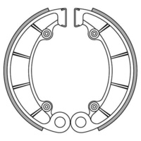 Newfren Rear Brake Shoes for Honda VT400 2009-2011