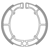 Newfren Rear Brake Shoes for Kawasaki EN450 LTD450 1985-1987