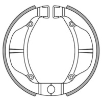Newfren Front Brake Shoes for Suzuki RM60 2003