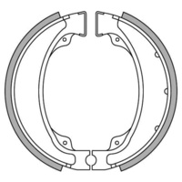 Newfren Rear Brake Shoes for Honda TRX250TM 2014-2021