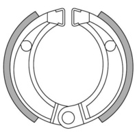 Newfren Front Brake Shoes for Eton 90 VIPER 2003-2005