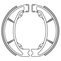 Newfren Rear Brake Shoes for Honda CR250R 1986
