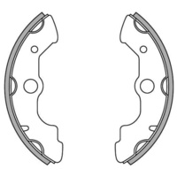 Newfren Front Brake Shoes for Honda TRX350 1987-1990