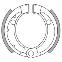 Newfren Front Brake Shoes for Honda TRX70 1986-1987