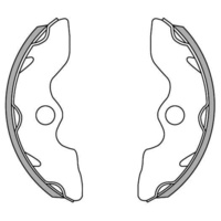 Newfren Front Brake Shoes for Honda TRX250TM 1997-2021