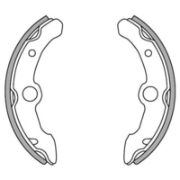 Newfren Front Brake Shoes for Yamaha YFM350FW BIG BEAR 4X4 1987-1988