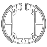Newfren Rear Brake Shoes for Suzuki AE50 1990-1998
