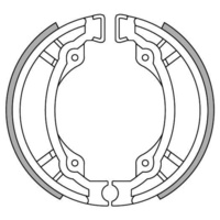 Newfren Rear Brake Shoes for TGB 303RS 125 2005-2007
