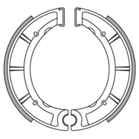 Newfren Front Brake Shoes for Yamaha YFM250X BEAR TRACKER 1999-2000