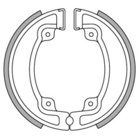 Newfren Rear Brake Shoes for Kymco SUPER 8 50 2011-2019