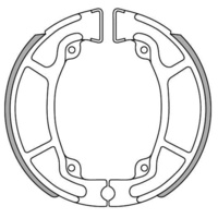 Newfren Rear Brake Shoes for Honda NBC110 2013-2017
