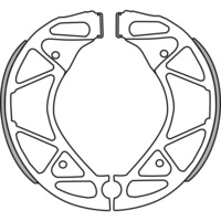 Newfren Rear Brake Shoes for Yamaha YW125 BEEWEE 2010-2017