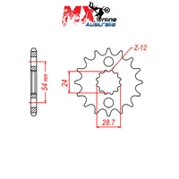MTX Front Sprocket 18T Kawasaki ZX14R NINJA SE ABS 2014 10-106-18