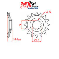 MTX Front Sprocket 15T Kawasaki KLR250 D2-D22 1985-2005 10-126-15