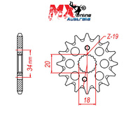 MTX Front Sprocket T 10-1310/428SC15
