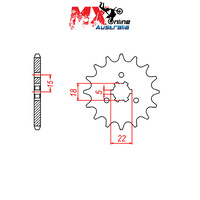 MTX Front Sprocket 13T 10-223-13