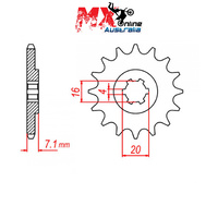 MTX Front Sprocket 10T 10-40B-10