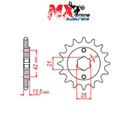 MTX Front Sprocket 15T 10-725-15