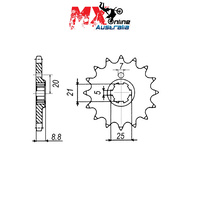 MTX Front Sprocket 13T Husqvarna CR360 1992-1994 10-HQ3-13
