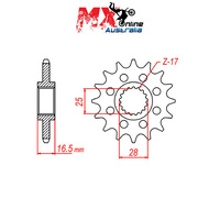 MTX Front Sprocket 16T KTM 1290 SUPER ADVENTURE R 2018 10-KT6-16