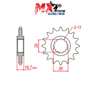 MTX Front Sprocket 16T Honda CB1000R PREDATOR 2008-2011 10-ML7-16