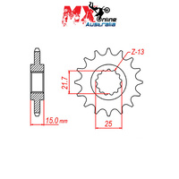 MTX Front Sprocket 14T Triumph TT600 2000-2003 10-TR3-14
