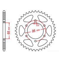 MTX Rear Sprocket 40T for Kawasaki KZ250 CSR 1980-1981 >520 
