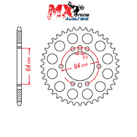 MTX Rear Sprocket 45T 11-053-45