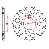 MTX Rear Sprocket 45T for Honda CT90 1973-1974 >428 