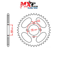 MTX Rear Sprocket 35T 11-103-35