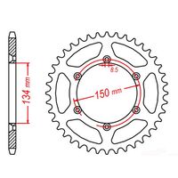 MTX Rear Sprocket 38T for Kawasaki KDX250 1991-1995 >520 