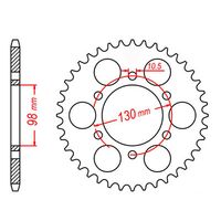 MTX Rear Sprocket 35T for Kawasaki Z1 1973-1975 >630 
