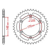 MTX Rear Sprocket 42T for Suzuki DR650RSE 1991 >520 