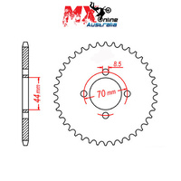 MTX Rear Sprocket 22T 11-1795-22