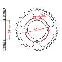 MTX Rear Sprocket 32T for Yamaha YFM125 GRIZZLY 2004-2006 >520 
