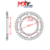 MTX Rear Sprocket 41T Yamaha XJR1300 2004-2018 11-198-41