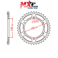 MTX Rear Sprocket 44T 11-1AE-44
