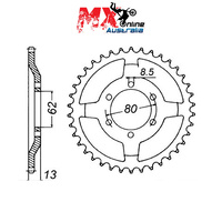 MTX Rear Sprocket 45T 11-1KH-45